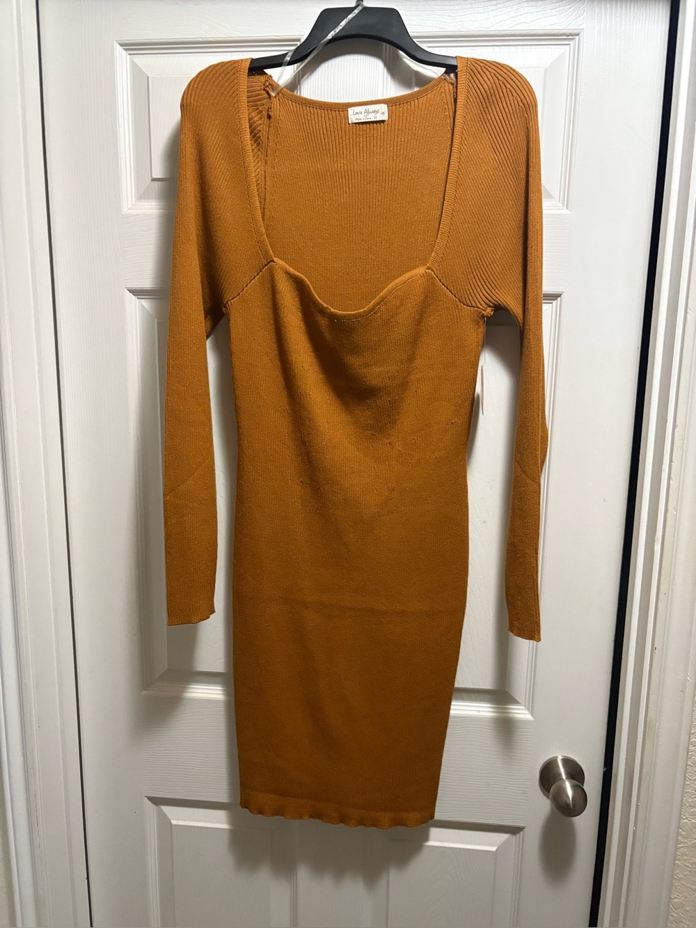 Love Always Ribbed Body Con Midi Dress-Juniors Plus Size 2X-NEW, With Tags